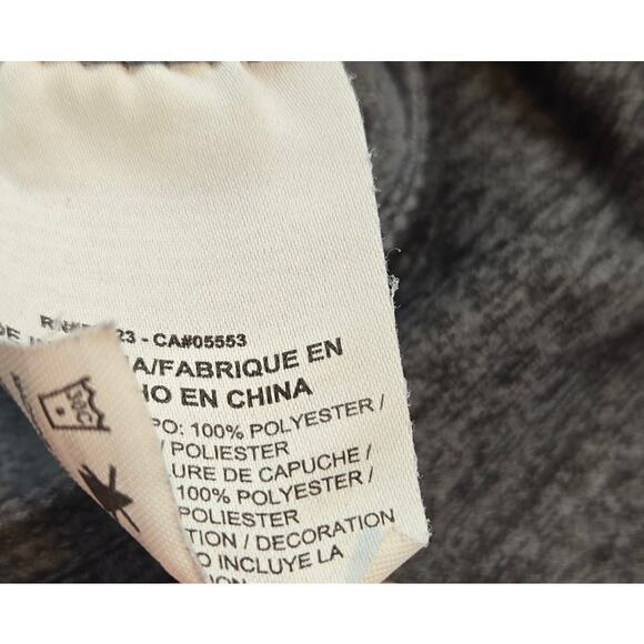 Nike Womens Jacket Sweatshirt Hood M medium Gray Misses Coat Sz 8 10 Junior Girl - Picture 6 of 10